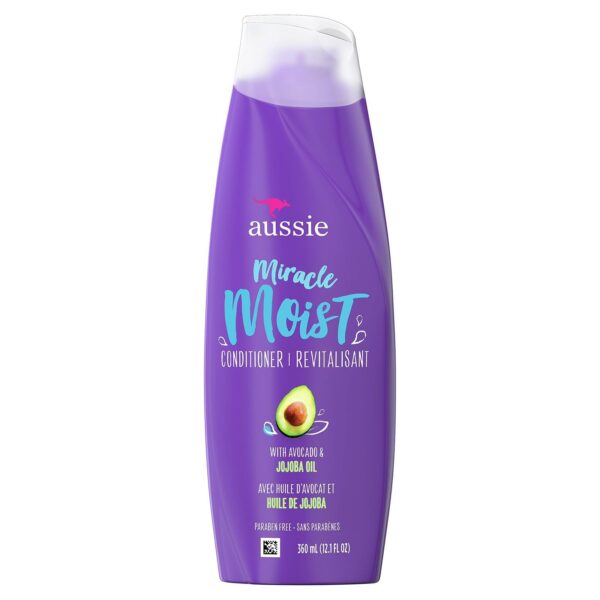 aussie miracle moist jojoba oli conditioner 360 ml اوسي بلسم للشعر بزيت الجوجوبا