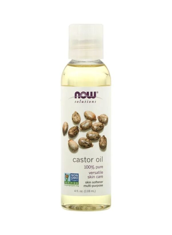 now castor oil 100% pure 118 ml ناو زيت الخروع