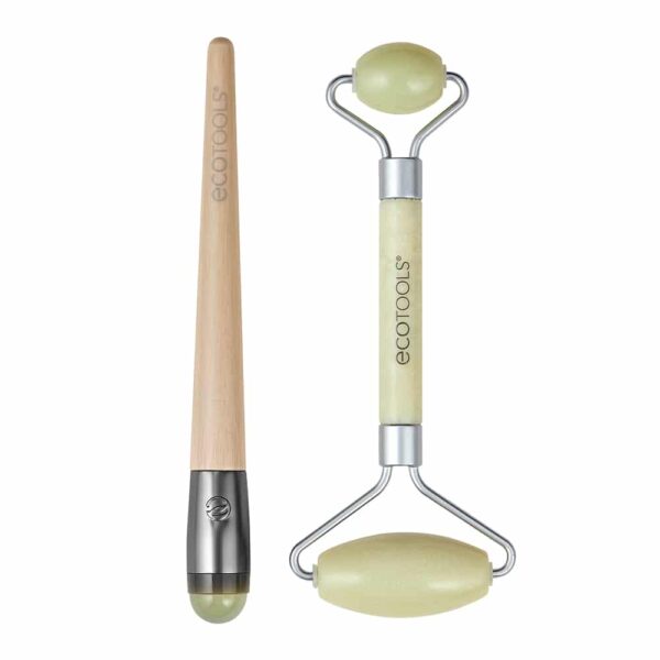 ecotools jade roller duo 7514 ايكو تولز رولات المساج الوجه والعين