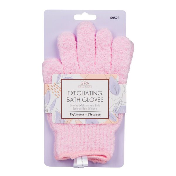 Cala SPA SOLUTIONS exfoliating bath gloves 69523 كالا كفوف التقشير لون وردي