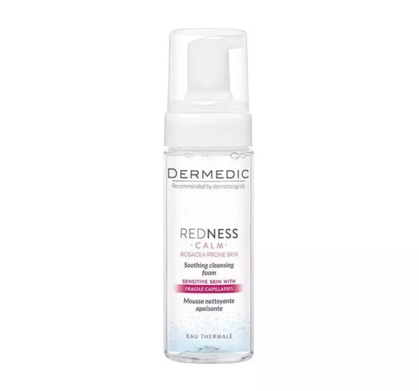 DERMEDIC REDNESS CALM SOOTHUNG CLEANSING FOAM ديرمدديك غسول رغوي مهدئ لأحمرار البشرة