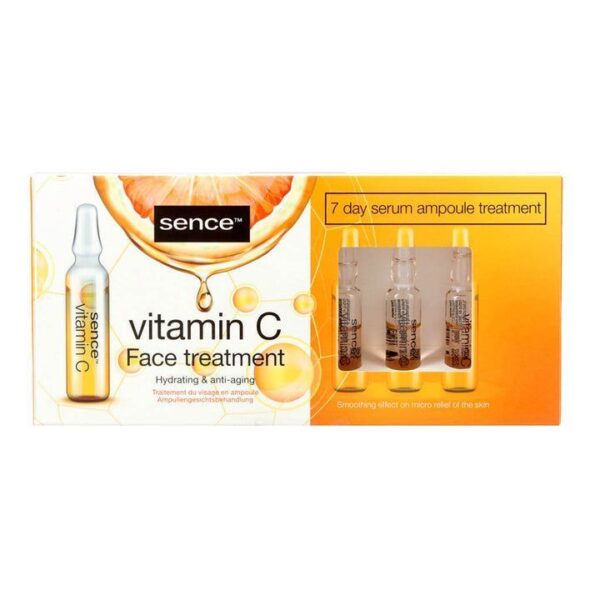 Sence beauty Face Treatment Vitamin C Ampoule Kit - 7x2ml أمبولات فيتامين سي علاجية للوجه