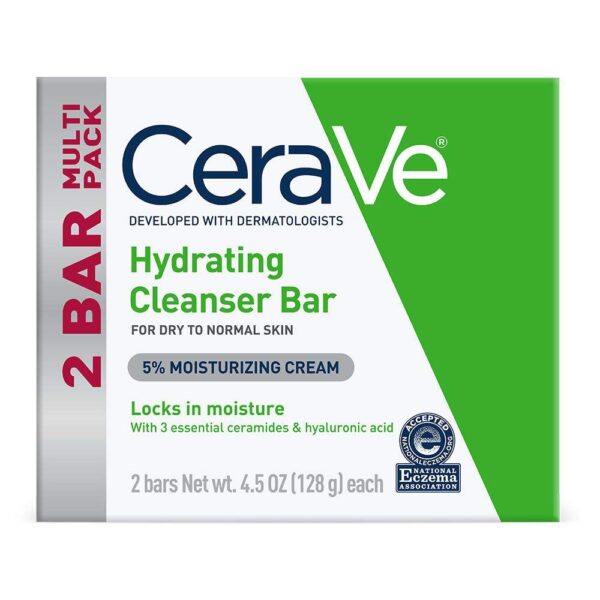 CERAVE 2 BARS Hydrating Cleanser سيرافي صابون للبشرة *2