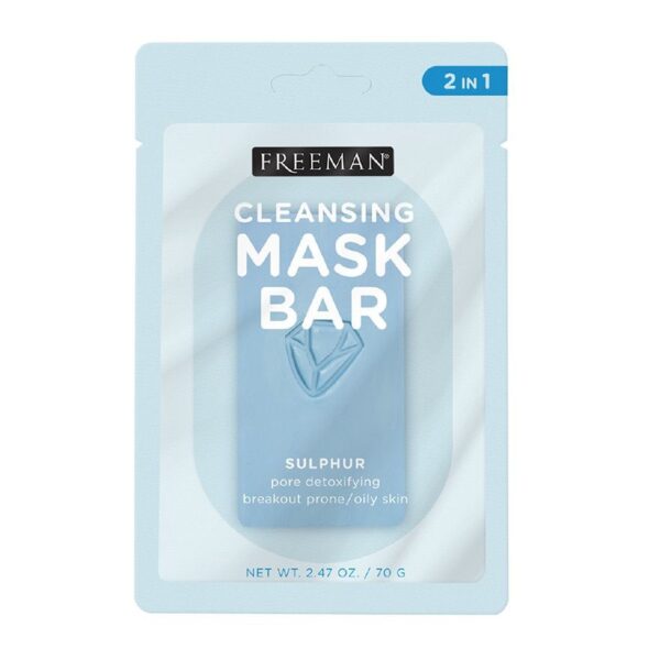 FREEMAN Cleansing Mask Bar Pore Detoxifying 70g فريمان صابون تنظيف البشرة والمسام