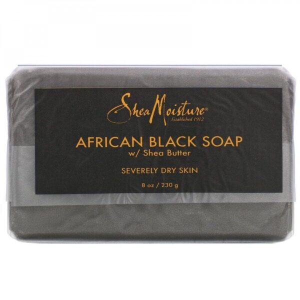 Shea Moisture African Black Soap شيا مويستشر الصابون الأسود الأفريقي