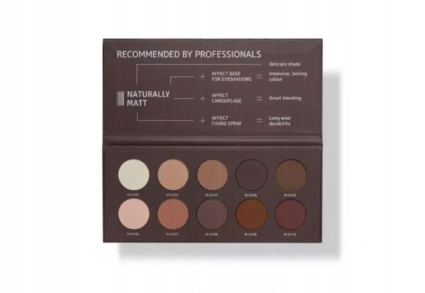 AFFECT NATURALLY MATT Eyeshadow palette افيكت ناتشرالي مات لوحة ظلال العيون