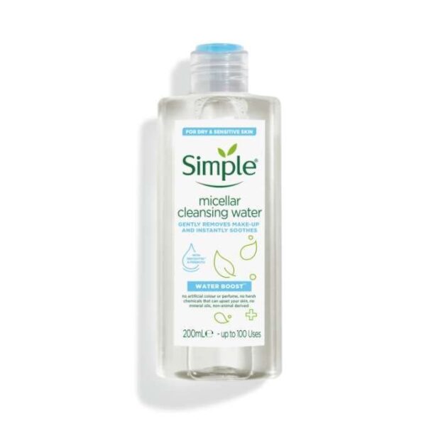 Simple Water Boost Micellar Cleansing Water 200ml سيمبل ماء ميسيلار منظف