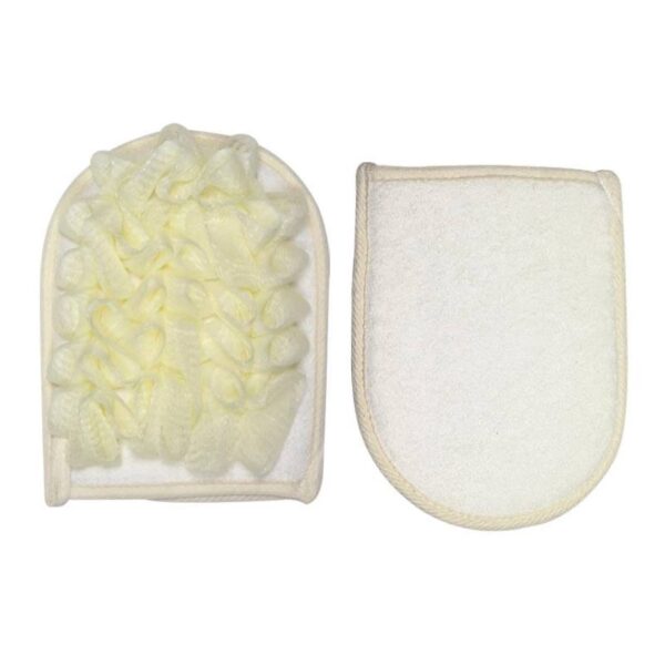 NASCITA LOOFAH BATH FIBER GLOVE 0002 ليفة قطنية للبشرة