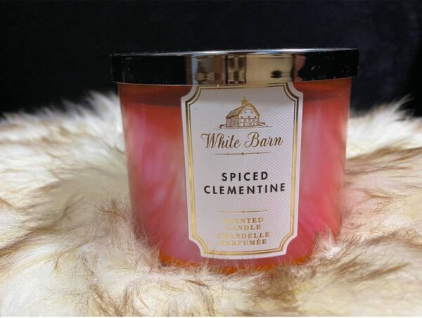 BATH & BODY WORKS CANDLE SPICED CLEMENTINE باث اند بدي وركس شمعة معطرة