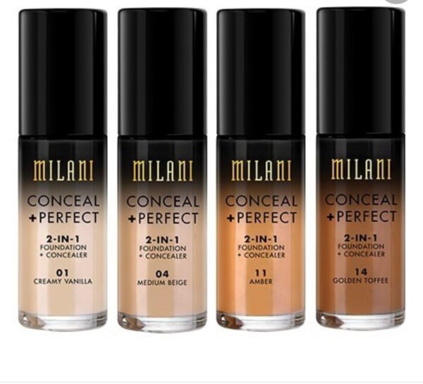 milani foundation +concealer فونديشن وكونسيلر من ميلاني