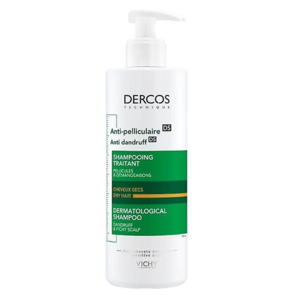 Vichy Dercos Anti-Dandruff Treatment Shampoo Dry Hair 400ml شامبو فيجي للشعر الجاف وللقضاء على القشرة