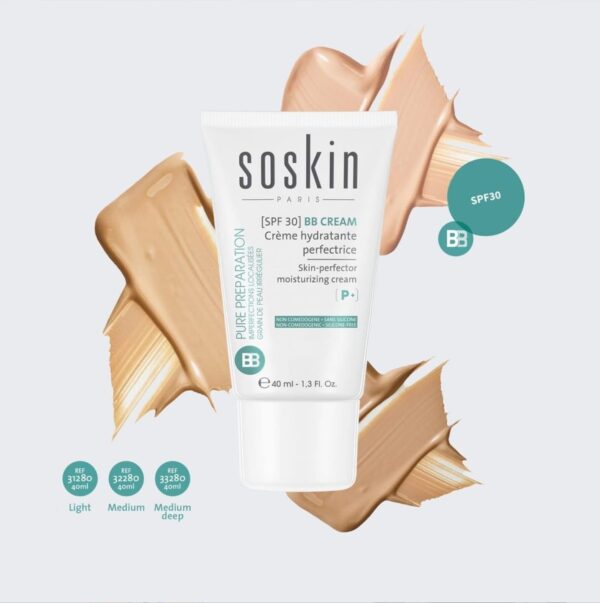 SO SKIN BB Cream Skin Perfector Moisturizing سو سكن بيبي كريم