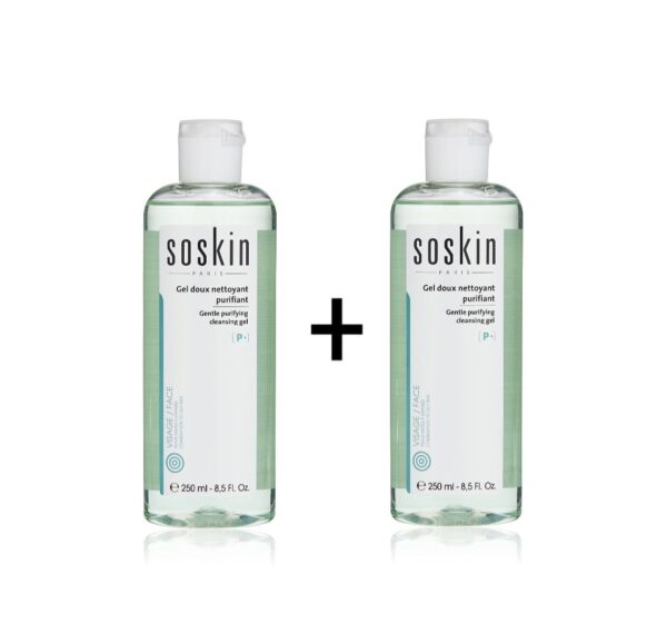 soskin cleansing gel سوسكن غسول جل عرض قطعتين