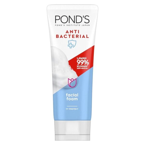 Ponds Antibacterial Facial Foam 100g بوندز انتي بكتيريا غسول رغوي