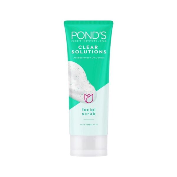 Pond’s Clear Solutions Facial Scrub With Herbal Clay بوندز كلير سليوشن سكراب