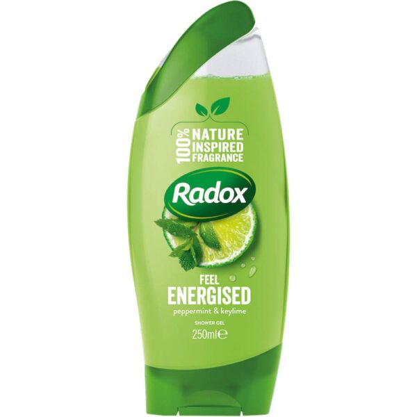 Radox shower gel جل الاستحمام بالفاكهة والنعناع