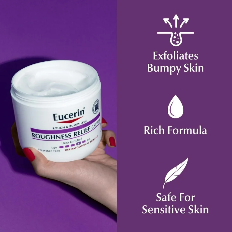 Eucerin ROUGH & BUMPY SKIN ROUGHNESS RELIEF CREAM 454G يوسرين كريم ترطيب الجسم باليوريا - Image 3