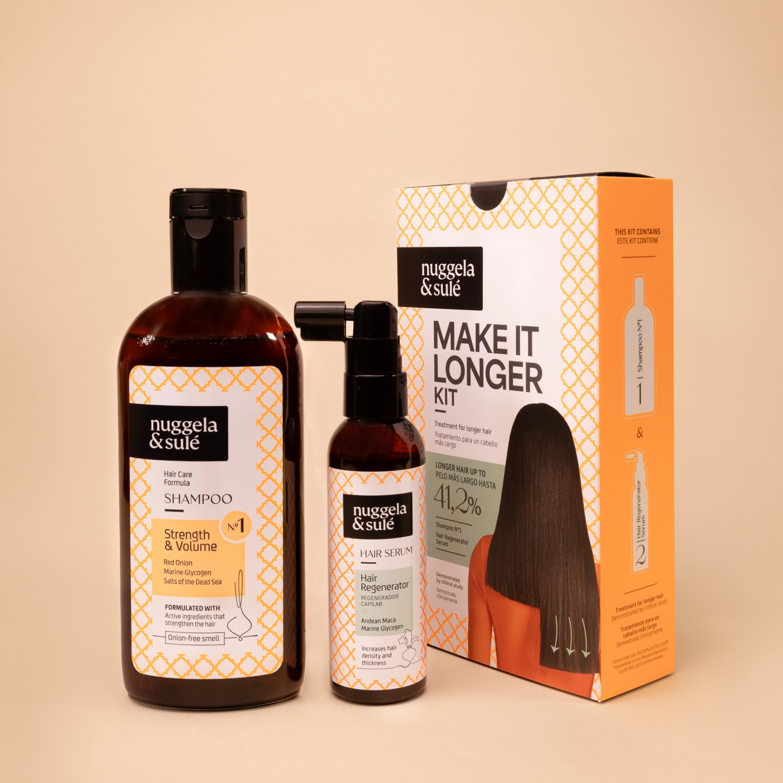 NUGGELA & SULE Make It Longer Kit – Treatment for longer, thicker hair نوكيلا مجموعة معالجة لشعر أطول وأكثر كثافة - Image 5