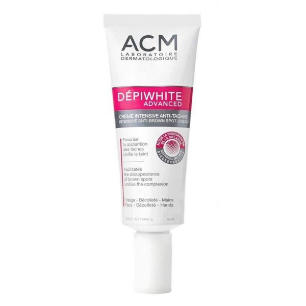 ACM DEPIWHITE ADVANCED INTENSIVE ANTI-BROWN SPOT CREAM 40 ml اي سي ام ديبي وايت ادفانسد كريم علاج تصبغات الجلد