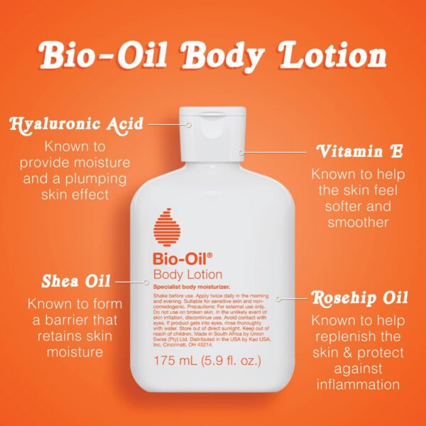 Bio-Oil Body Lotion Body Moisturizer 175ML بايو اويل مرطب جسم