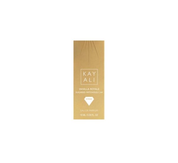 Huda Beauty Kayali Vanilla Royale Sugared Patchouli | 64 Eau de Parfum Intense10 ml هدى بيوتي خيالي عطر رويال فانيلا للجنسين