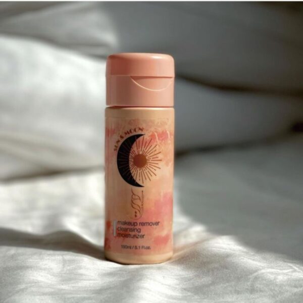 SUN&MOON Make up remover cleansing moisturizer 150 ml by hadeealazawey مزيل مكياج من هديل العزاوي