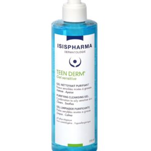 Isispharma Teen Derm Cleansing Gel 250ml غسول جل للبشرة المختلطه و الدهنية الحساسة