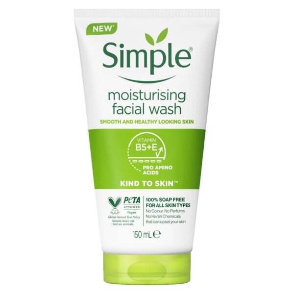 Simple Moisturizing Facial Wash 150 ml سمبل غسول للبشرة