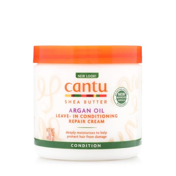 cantu argan oil leave-in conditioning reaper cream 453g كانتو بلسم ليف ان بزيت الارغان