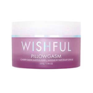 Wishful  pillowgasm cherry Glow Sleep Mask 55G  ماسك الكرز من هدى بيوتي