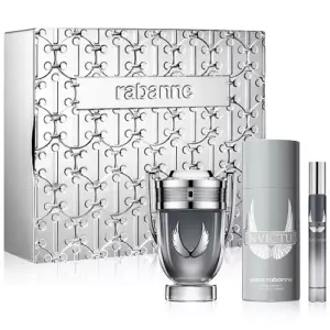 PACO RABANNE Invictus Platinum Eau de Parfum Gift Set بكج عطر رجالي ثلاثي