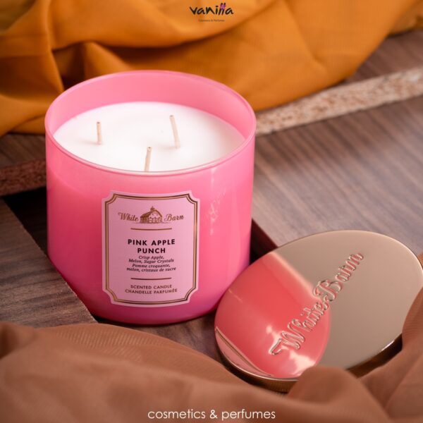 BATH BODY WORKS PINK APPLE PUNCH CANDLE شموع معطر