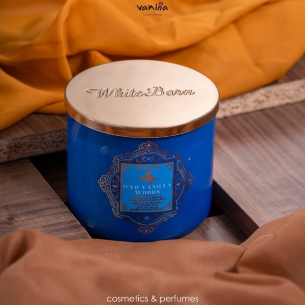 BATH BODY WORKS ICED VANILLA WOODS CANDLE شموع معطر