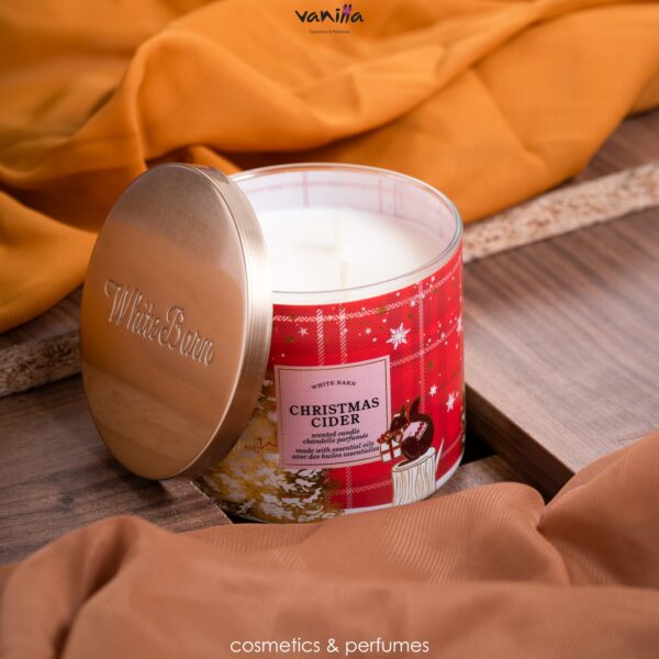 BATH BODY WORKS CHRISTMAS CIDER CANDLE شموع معطر