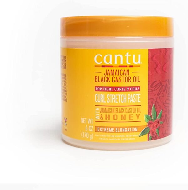 Cantu Jamaican Black Castrol Oil Curl Stretch Paste 170 g كانتو معجون تصفيف الشعر