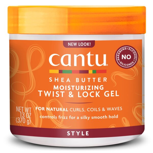 Cantu Moisturizing Twist and Lock Gel with Shea Butter STYLE 370 gجل كانتو لتصفيف الشعر والتحكم بالتجعد