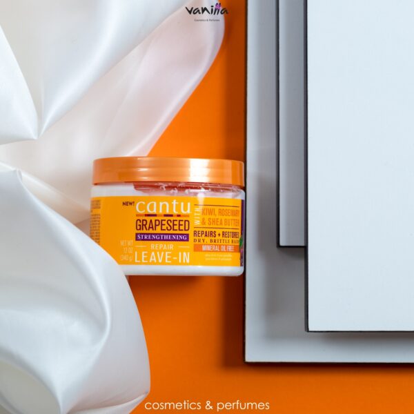 Cantu Grapeseed Strengthening Curl leave in 340 g كانتو ليف ان للشعر بخلاصة بذور العنب