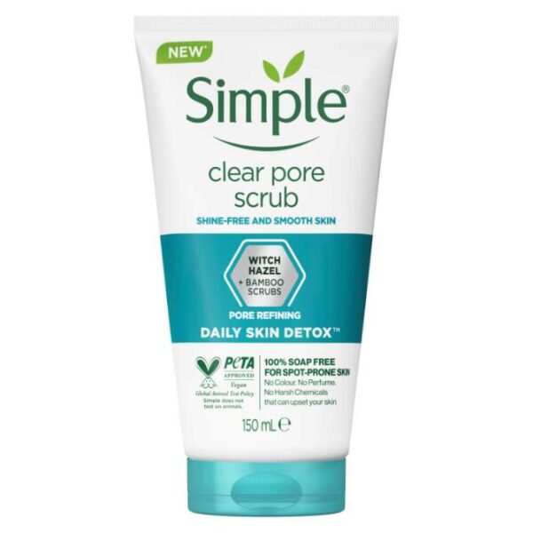 Simple Clear Pore Scrub 150 ml سمبل مقشر منظف للمسام