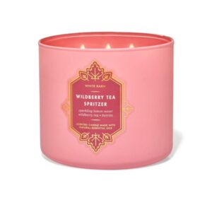 BATH BODY WORKS WILD BERRY TEA SPRITZER  CANDLE شموع معطر