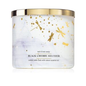 BATH BODY WORKS BLACK CHERRY SELTZER CANDLE شموع معطر