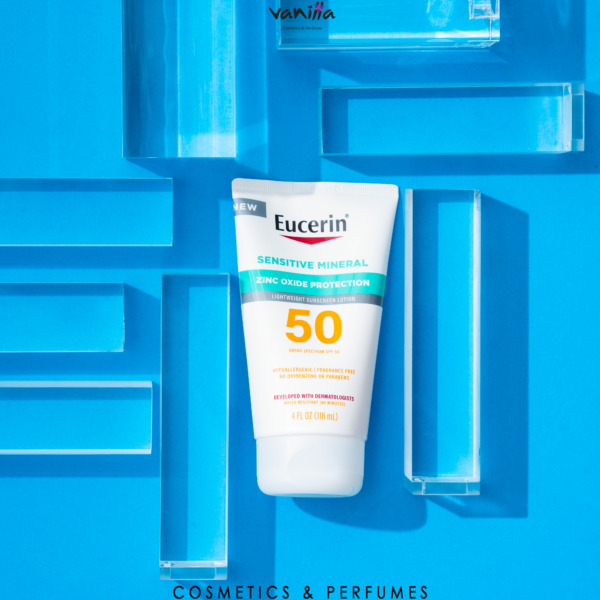 Eucerin Sensitive Mineral Sunscreen Lotion SPF 50 ,118ml يوسرين واقي حماية من الشمس للبشرة الحساسة