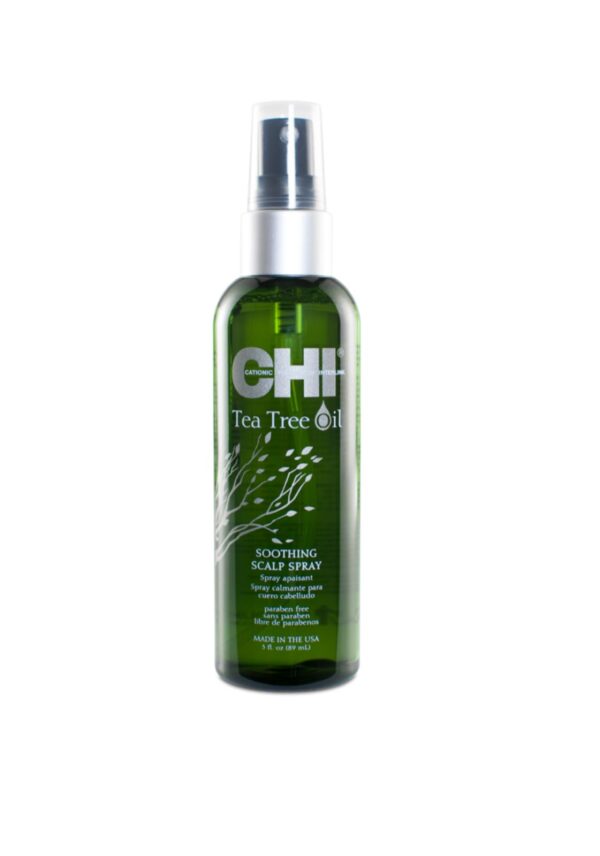CHI Tea Tree Oil Soothing Scalp Spray 89 ml جي بخاخ مهدئ لفروة الرأس بزيت شجرة الشاي