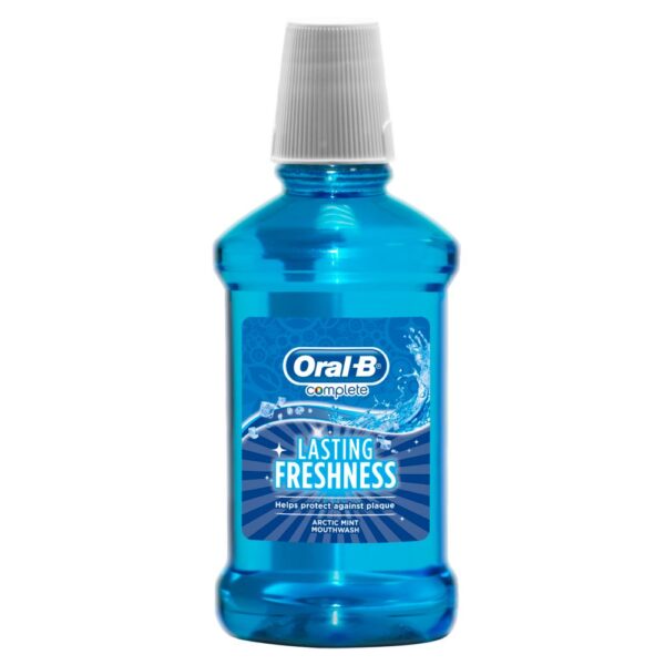 Oral-b Complete Lasting Freshness Arctic Mint Mouthwash 250ml اورال_بي غسول للفم