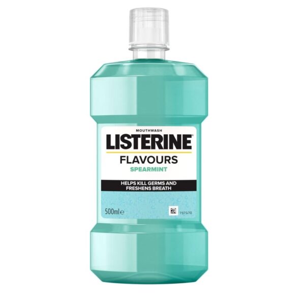 LISTERINE SPEARMINT MOUTH WASH 500 ML غسول للفم