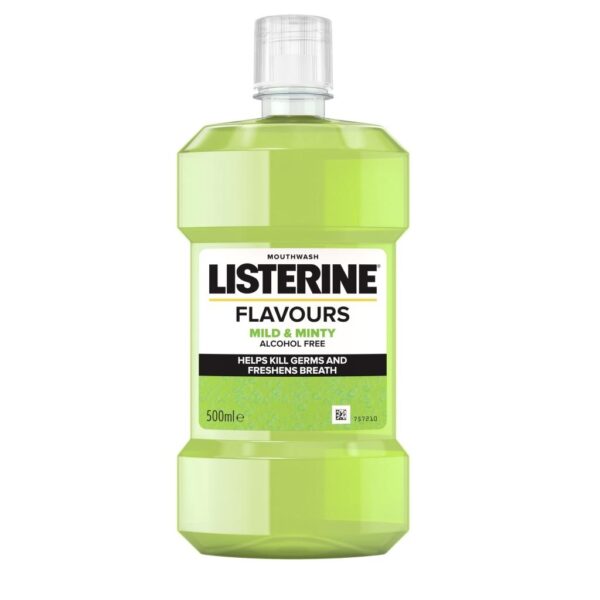 LISTERINE MILD AND MINTY MOUTH WASH 500 ML غسول للفم