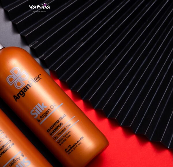 argan plex silk and argan oil shampoo 355ml شامبو بالأرغان