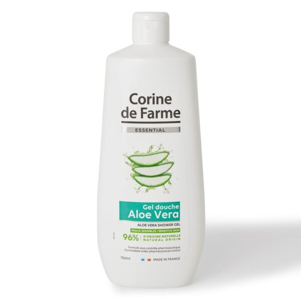 corine de farme ALOE VERA SHOWER GEL 750 ML غسول جسم بالصبار