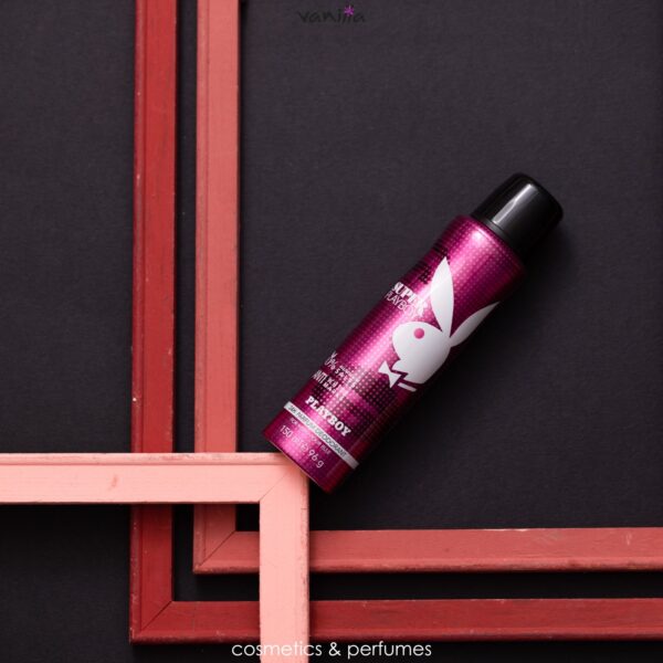 play boy super 24 perfum deodorant for her 150 ml مانع تعرق سبراي نسائي