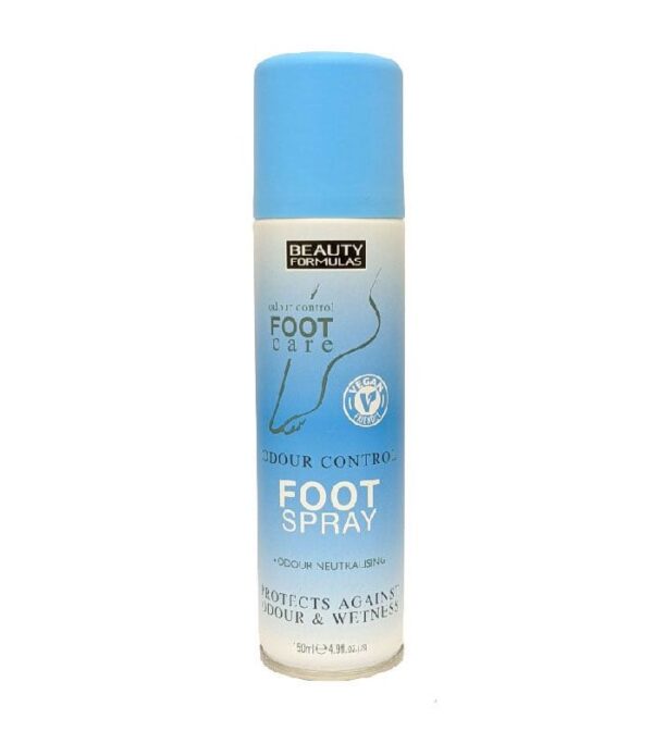 Beauty Formulas Odour Control Foot Spray - 150mlبيوتي فورميلاز بخاخ  التحكم في رائحة القدم