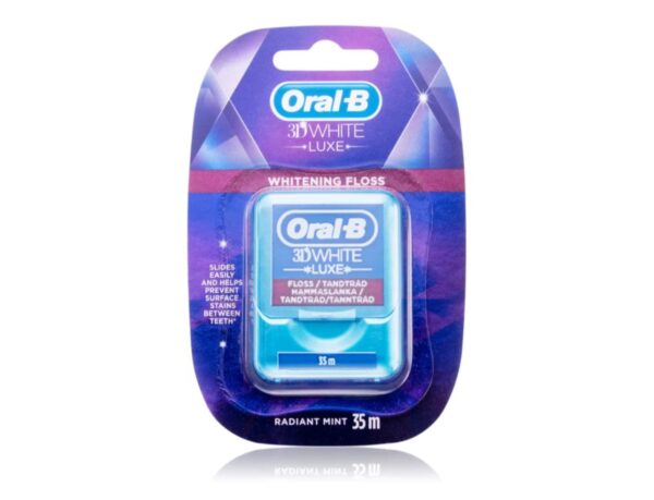 Oral B 3D White Luxe اورال_بي خيط تنظيف الاسنان